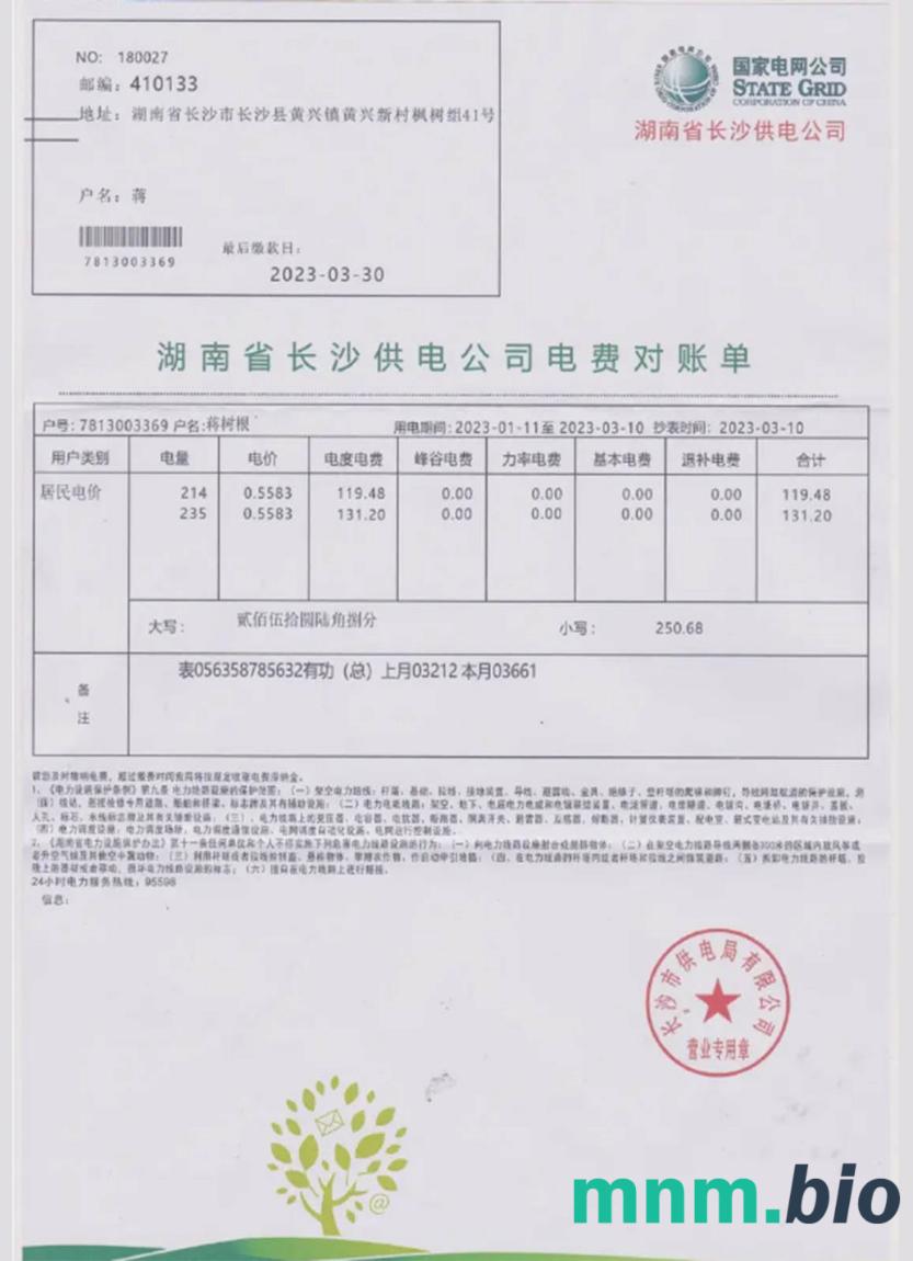 China state power grid rachunek za media w formacie PSD